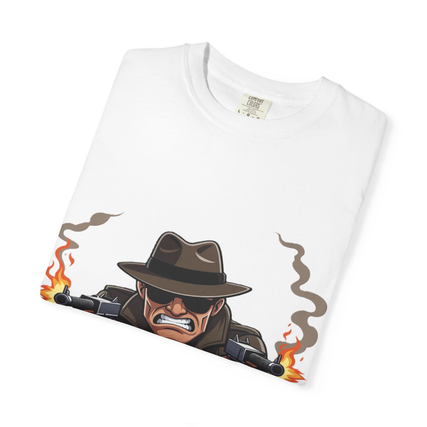 Vintage Gangster Shooter T-Shirt – Retro Mobster Graphic Tee