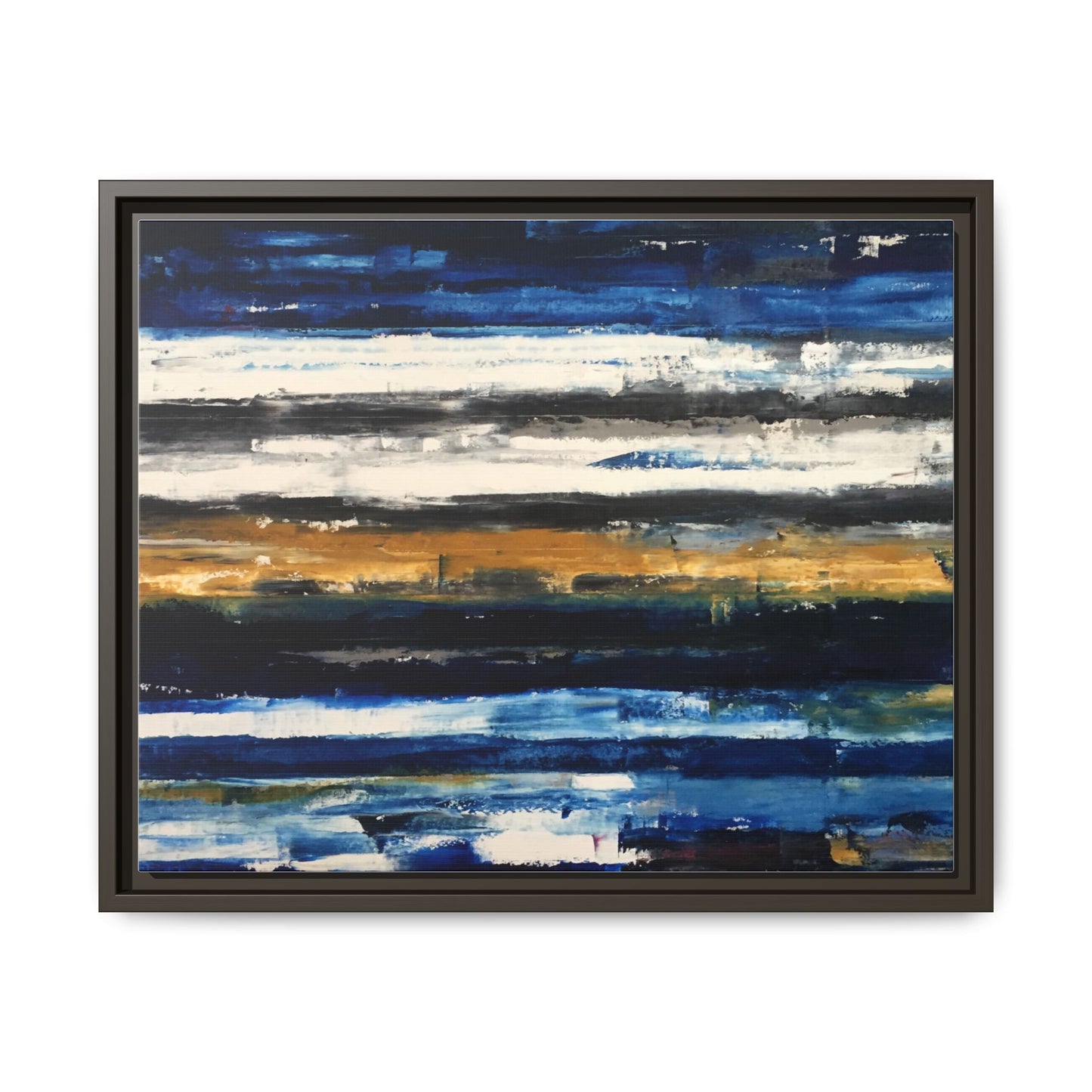 Tiny Buddha by Todd Williamson Framed Matte Canvas Abstract  Wall Art