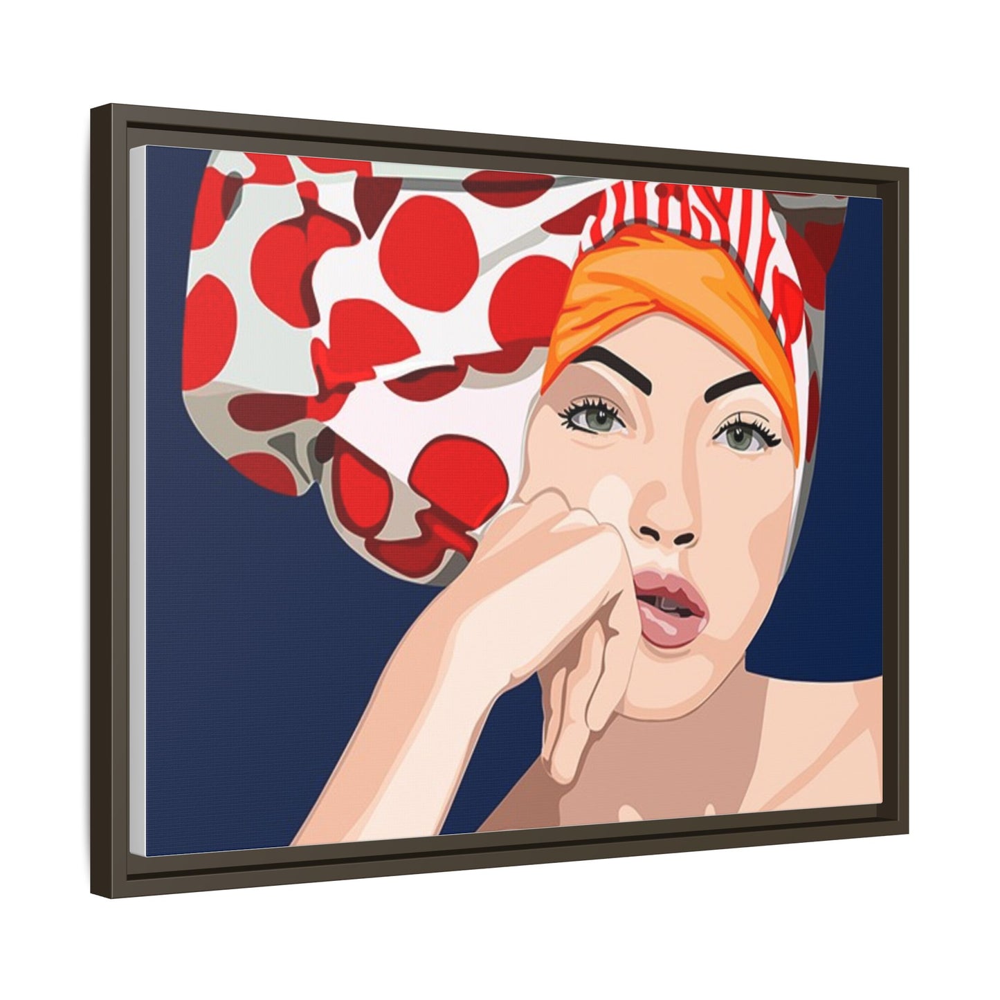 Vivid 20 by Orit Fuchs Pop Art Matte Canvas Framed Wall Art Print