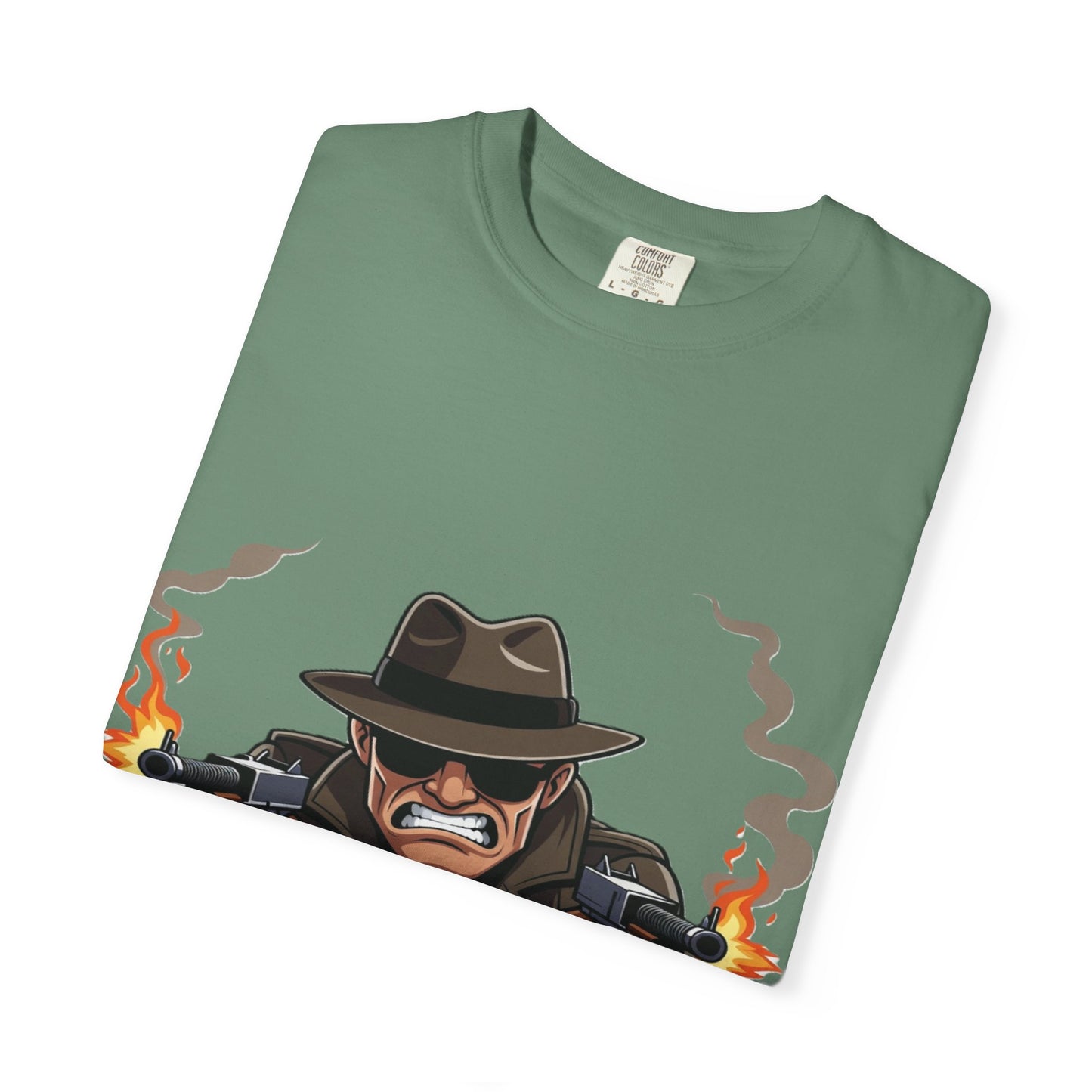 Vintage Gangster Shooter T-Shirt – Retro Mobster Graphic Tee