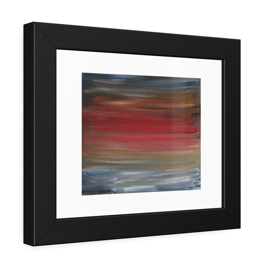 Misty morning by Norman Barrett Framed Poster Wall Art