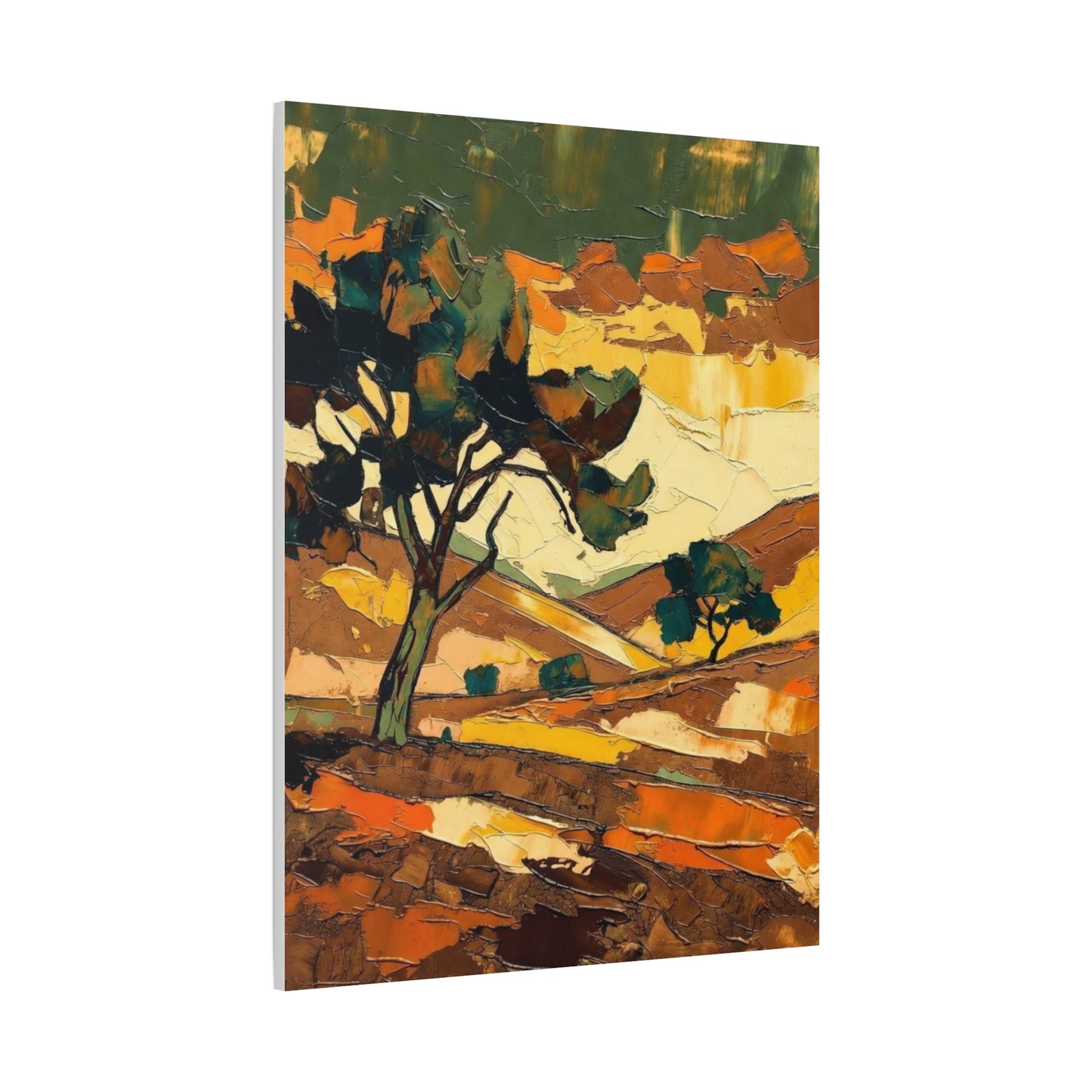 Abstract Autumn Landscape Canvas