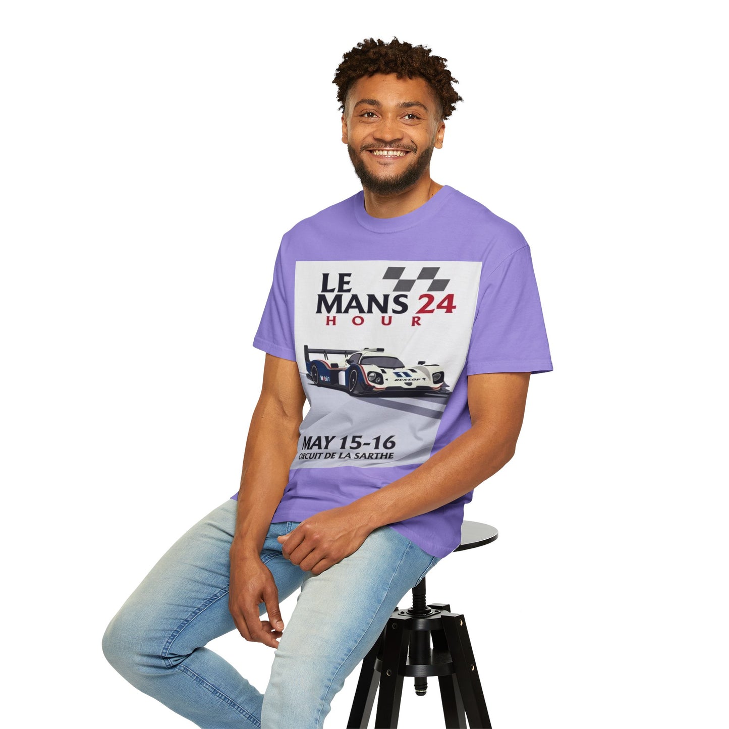 Le Mans 24 Hour Racing Poster T-Shirt — May 15-16 Circuit de la Sarthe