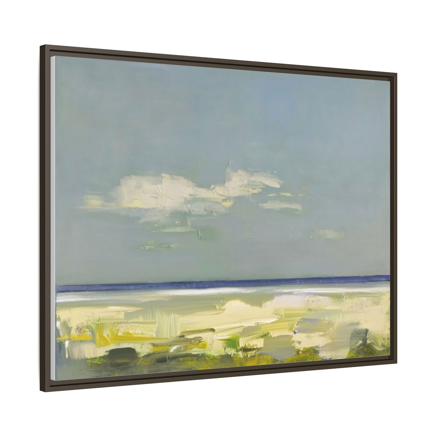 Coastal Calm Matte Canvas Framed Wall Art