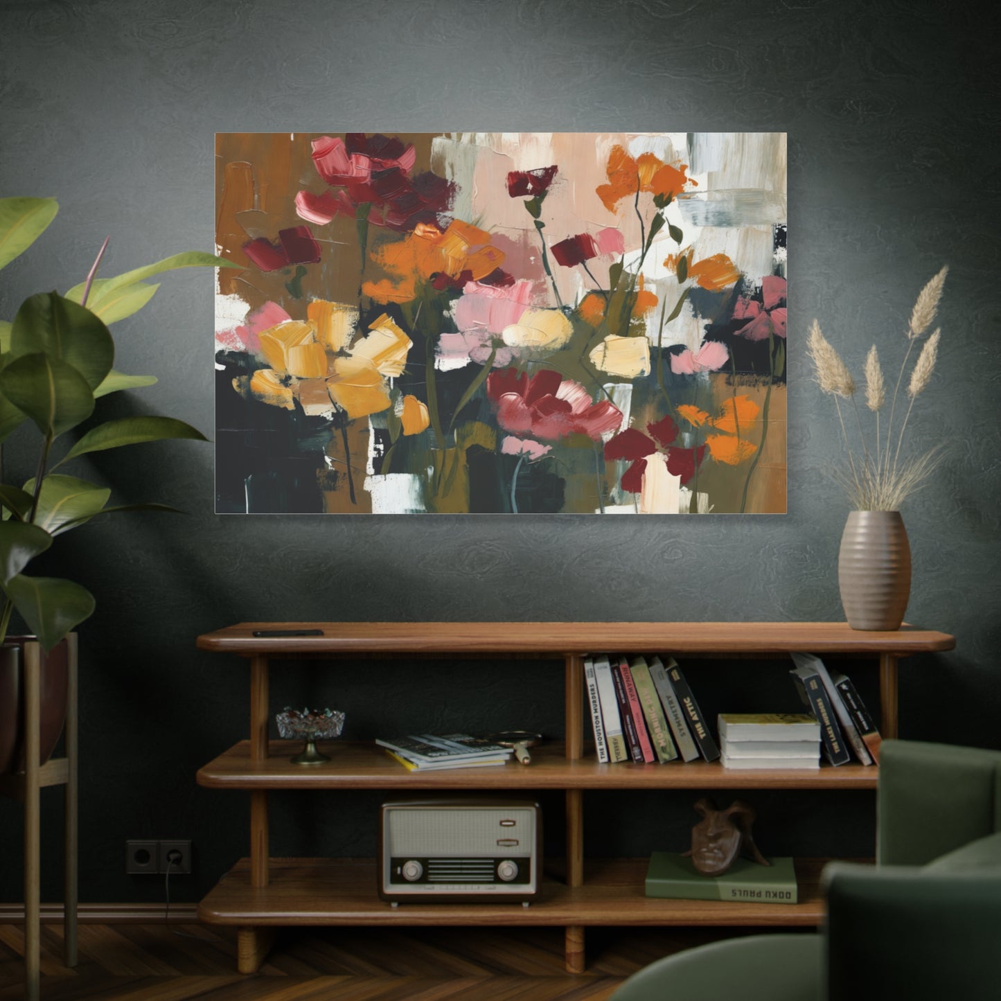 Flowers Matte Canvas, Stretched, 1.25"