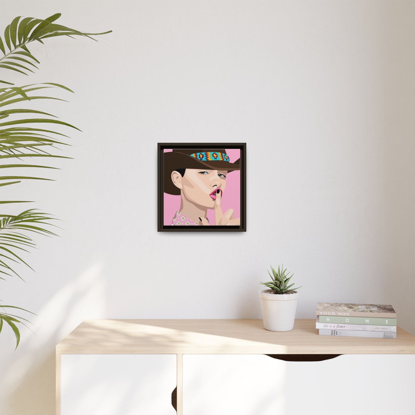 Vivid 63 by Orit Fuchs Matte Framed Canvas Wall Art