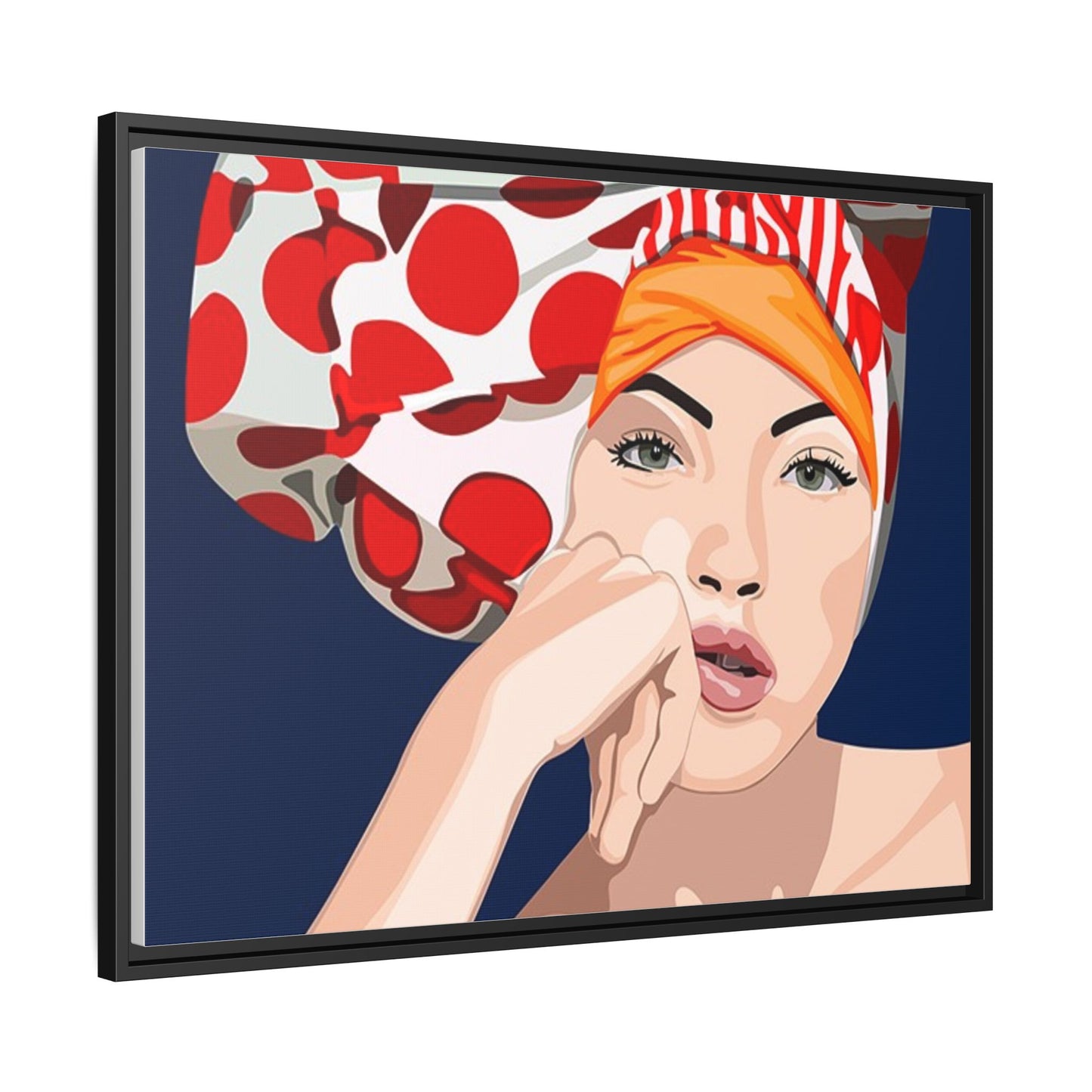 Vivid 20 by Orit Fuchs Pop Art Matte Canvas Framed Wall Art Print
