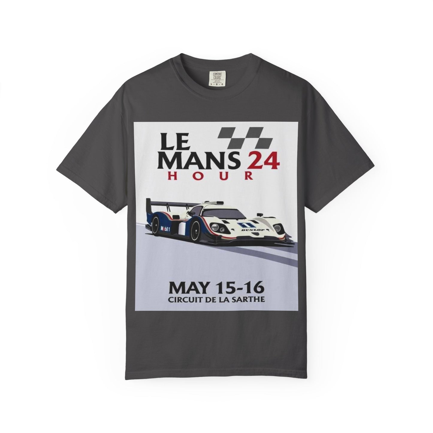 Le Mans 24 Hour Racing Poster T-Shirt — May 15-16 Circuit de la Sarthe