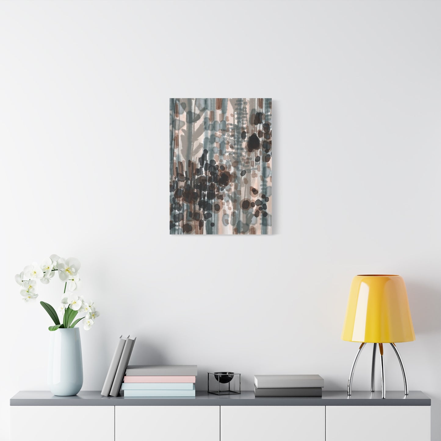 Vleken by an unknown artist Abstract Matte Canvas Wall Art