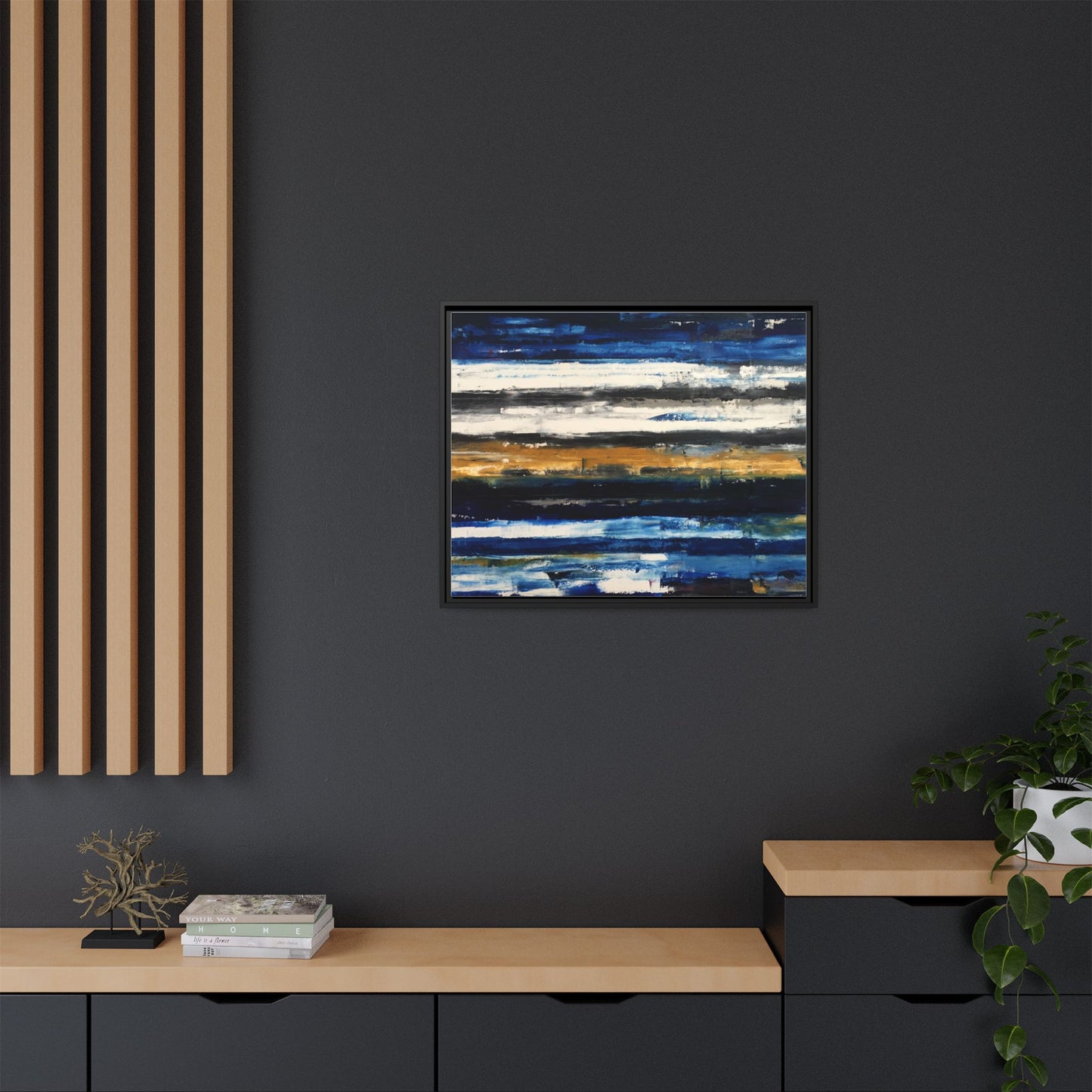 Tiny Buddha by Todd Williamson Framed Matte Canvas Abstract  Wall Art