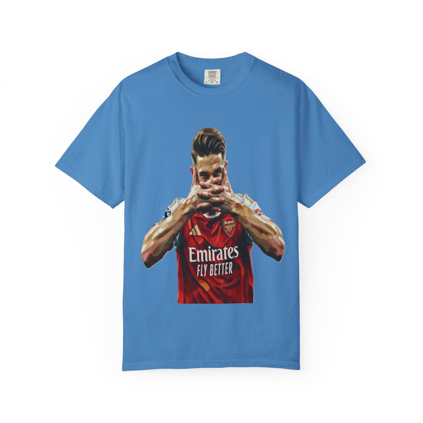 Soccer Celebration T-Shirt — Emirates 'Fly Better' Jersey Design