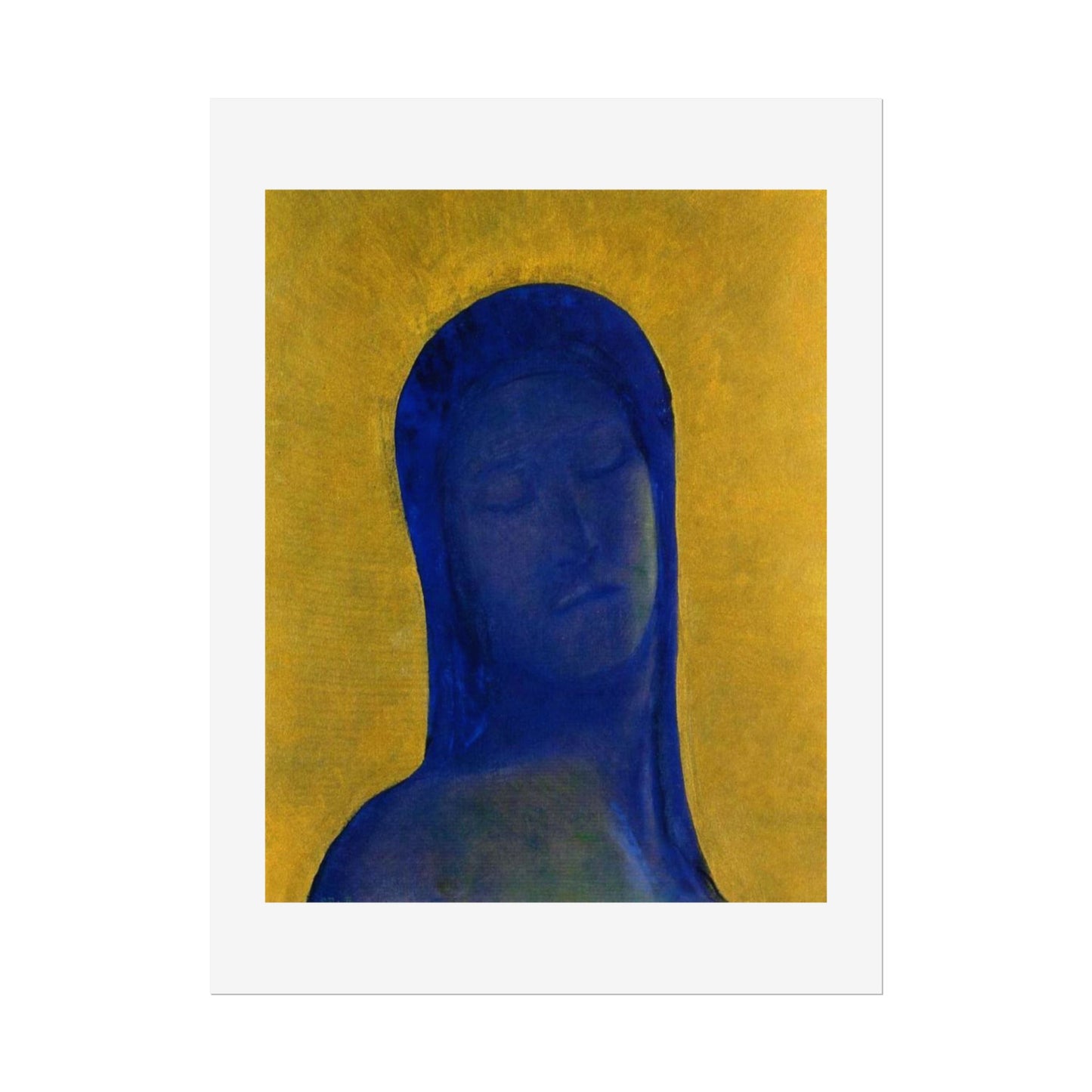 Closed Eyes by Odilon Redon Wall Art Print