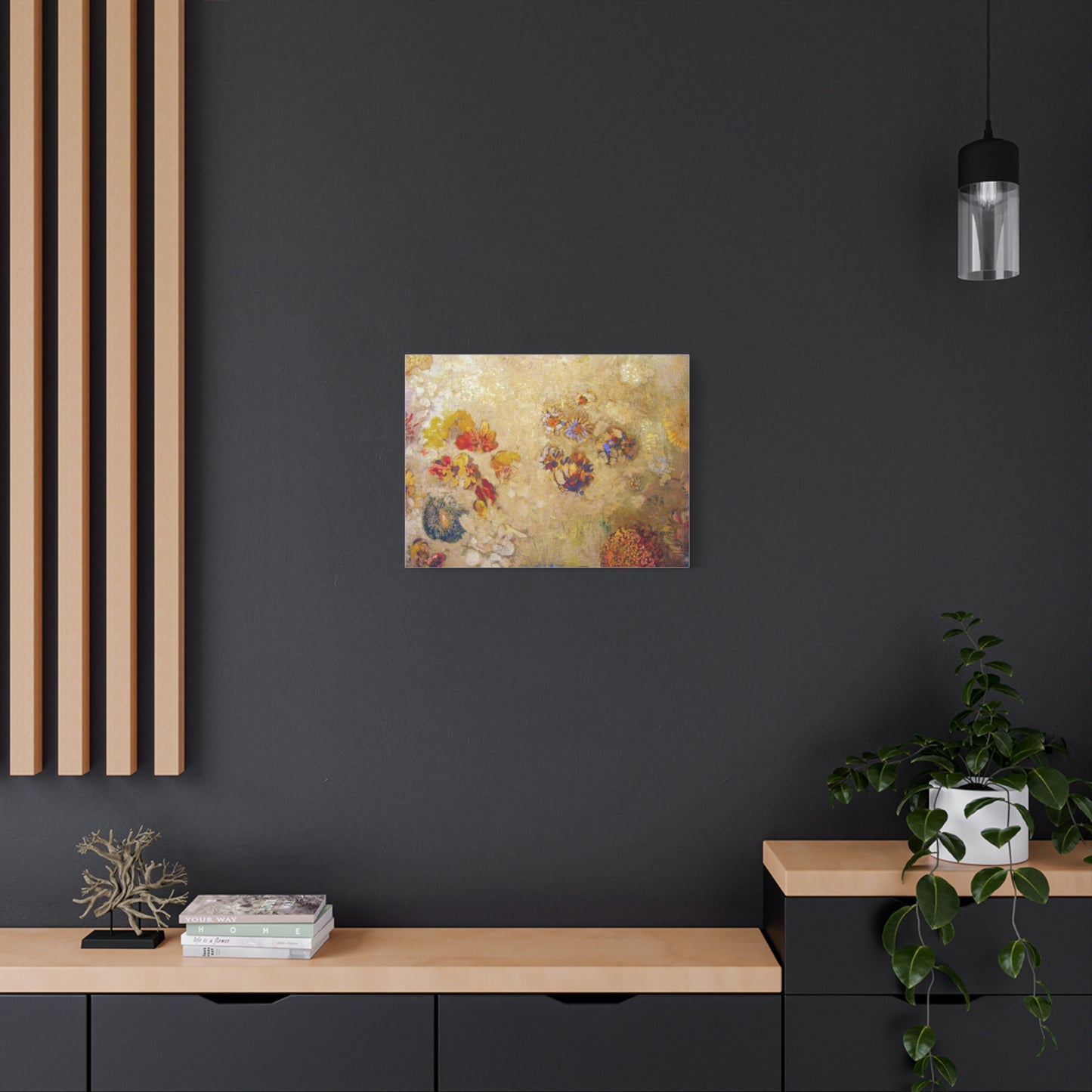 Andrevanb Panneau Décoratif by Odilon Redon Matte Canvas Wall Art Print