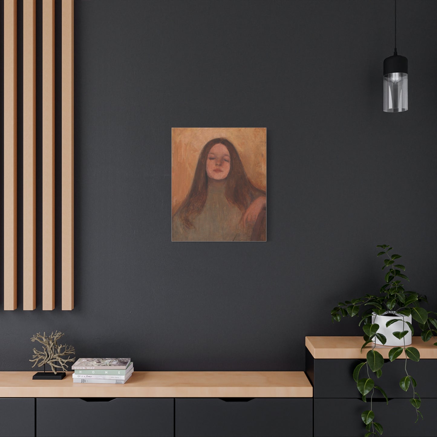 Thyra Elisabeth by Ellen Thesleff Matte Canvas Wall Art Print