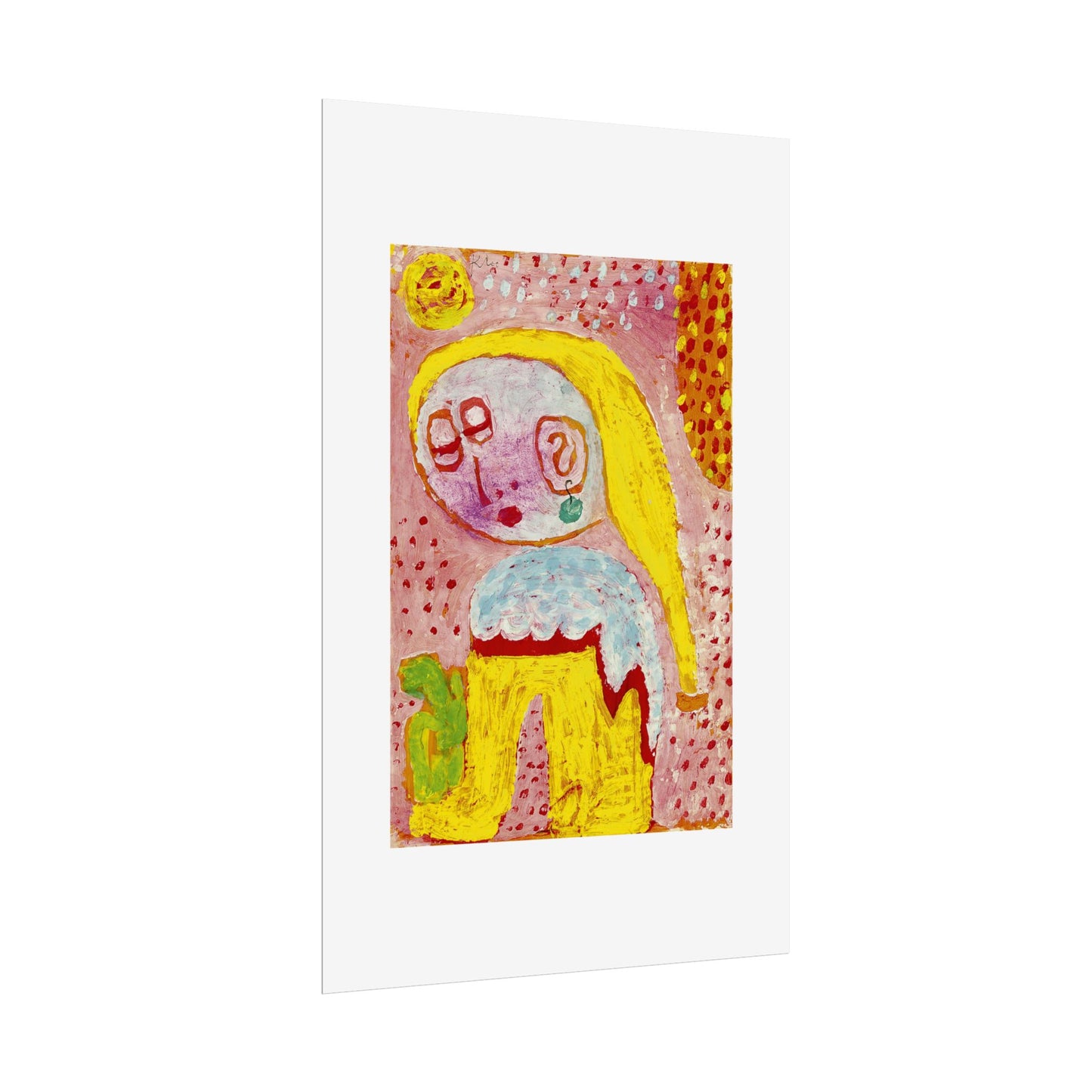 Magdalena vor der Bekehrung by Paul Klee Abstract Wall Art Poster