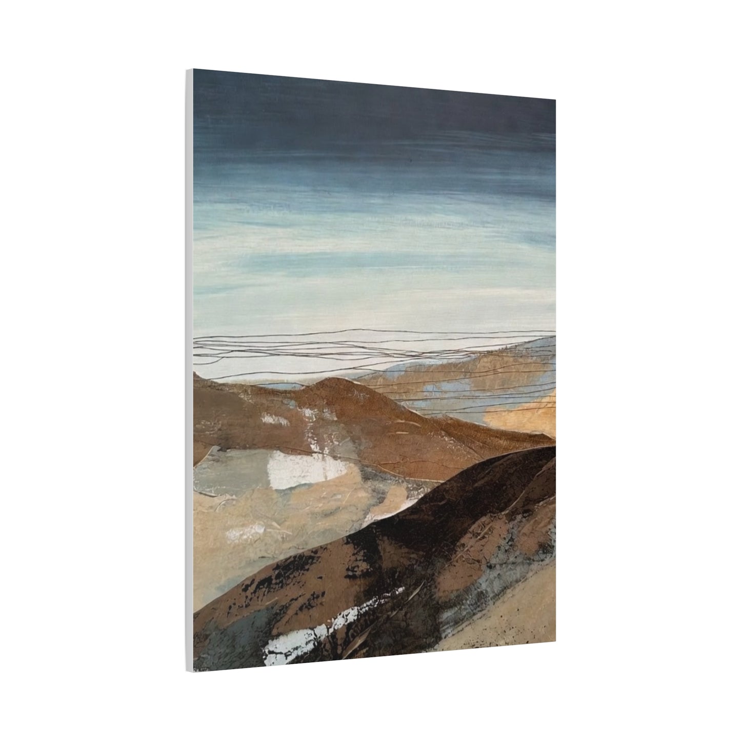 Abstract Landscape Matte Canvas Wall Art — Stretched 1.25"