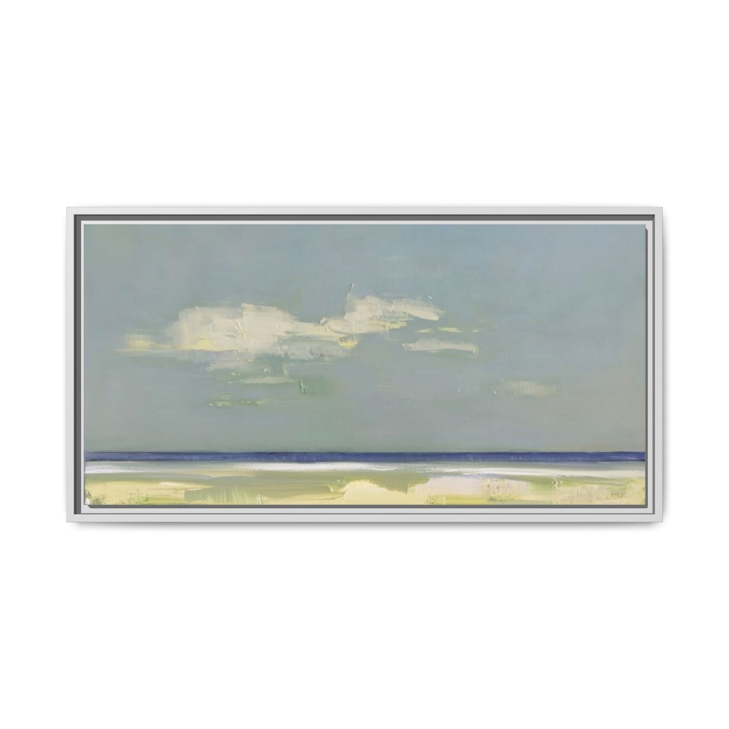 Coastal Calm Matte Canvas Framed Wall Art