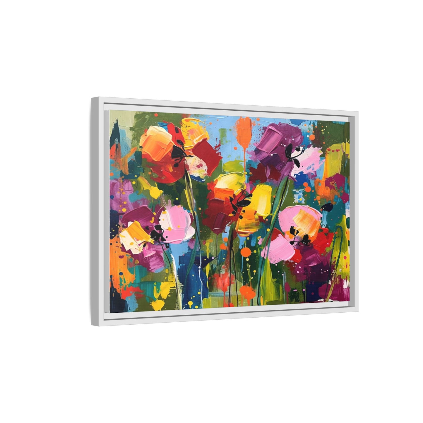 Matte Canvas, Framed (Multi-color)