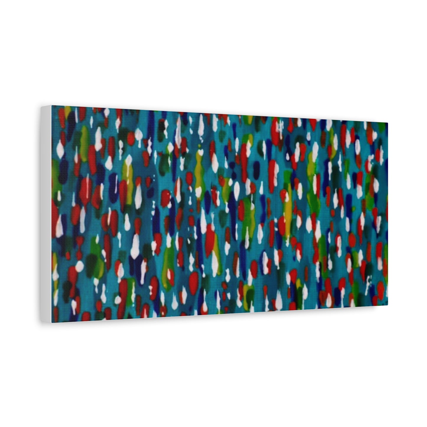 Colours Of The Soul Reflecting On Water by Ariel Chavarro Avila Matte Canvas Wall Art