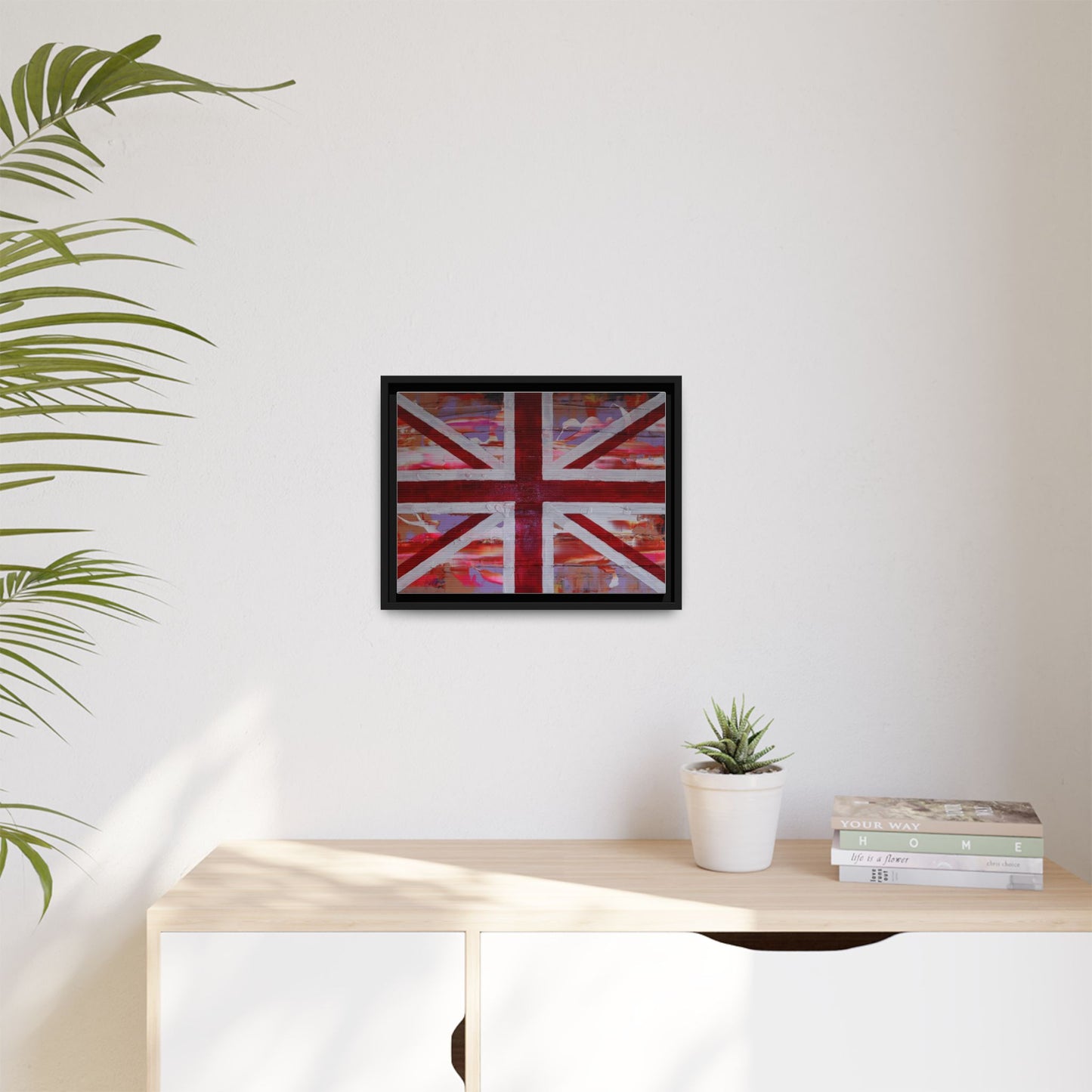 Union Jack is back! by Norman Barrett Framed Matte Canvas Print Wall Art