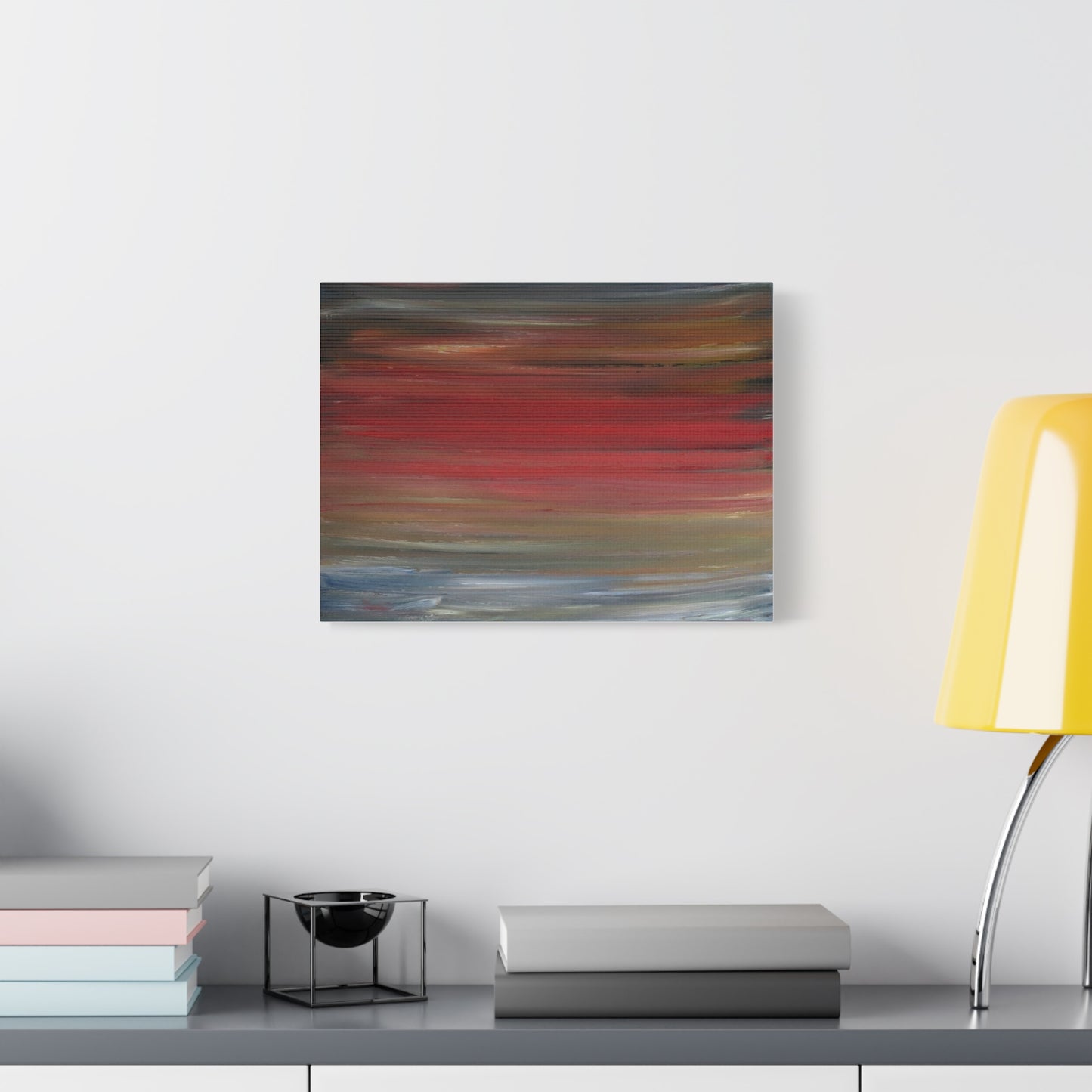 Misty morning by Norman Barrett Matte Canvas Print Wall Art