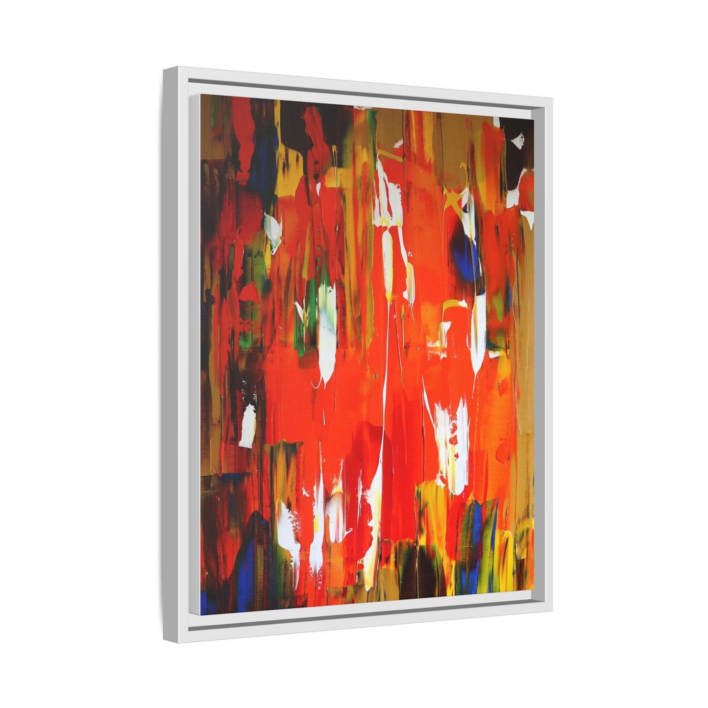 Burn baby burn by Norman Barrett Framed Matte Canvas Wall Art