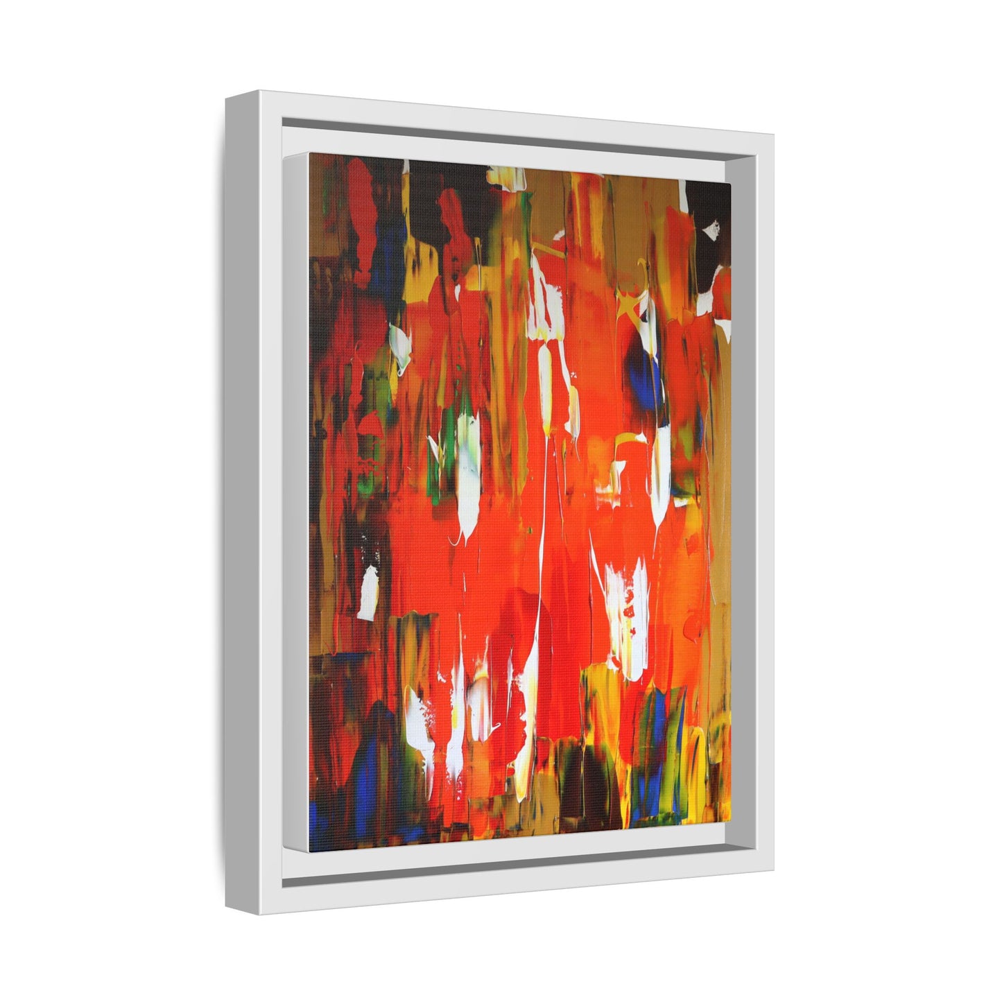 Burn baby burn by Norman Barrett Framed Matte Canvas Wall Art