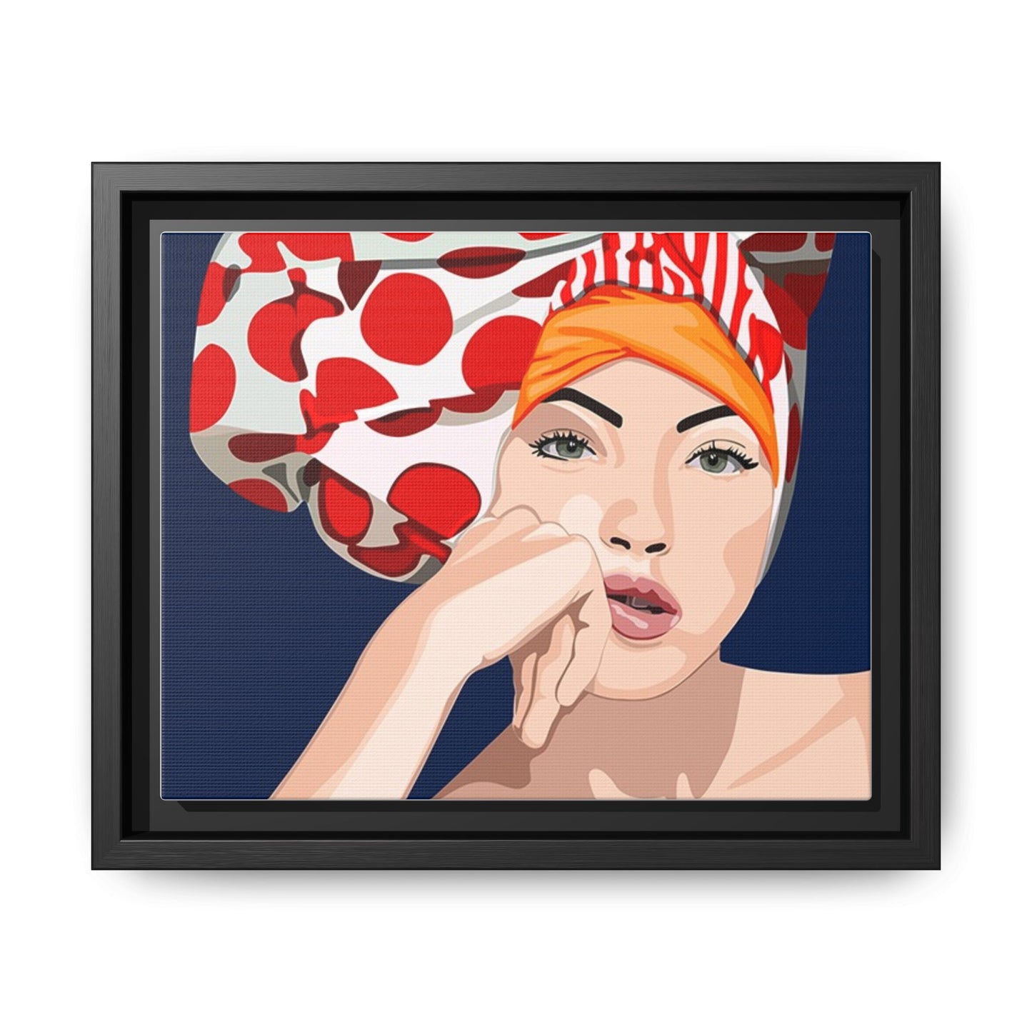 Vivid 20 by Orit Fuchs Pop Art Matte Canvas Framed Wall Art Print