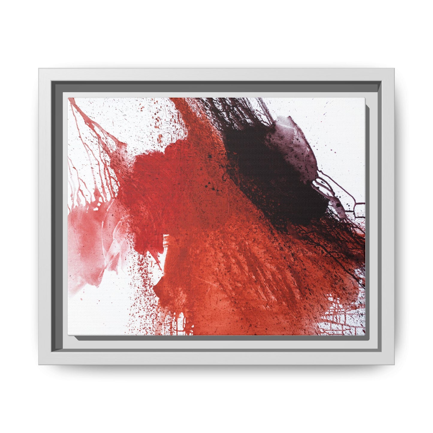 Flame by Natalija Miladinovic Matte Canvas Framed Wall Art