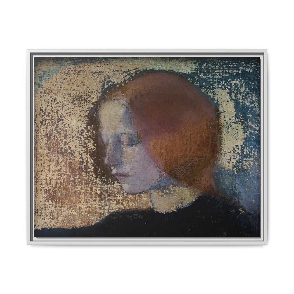 Fragment by Helena Schjerfbeck Framed Matte Canvas Art Print