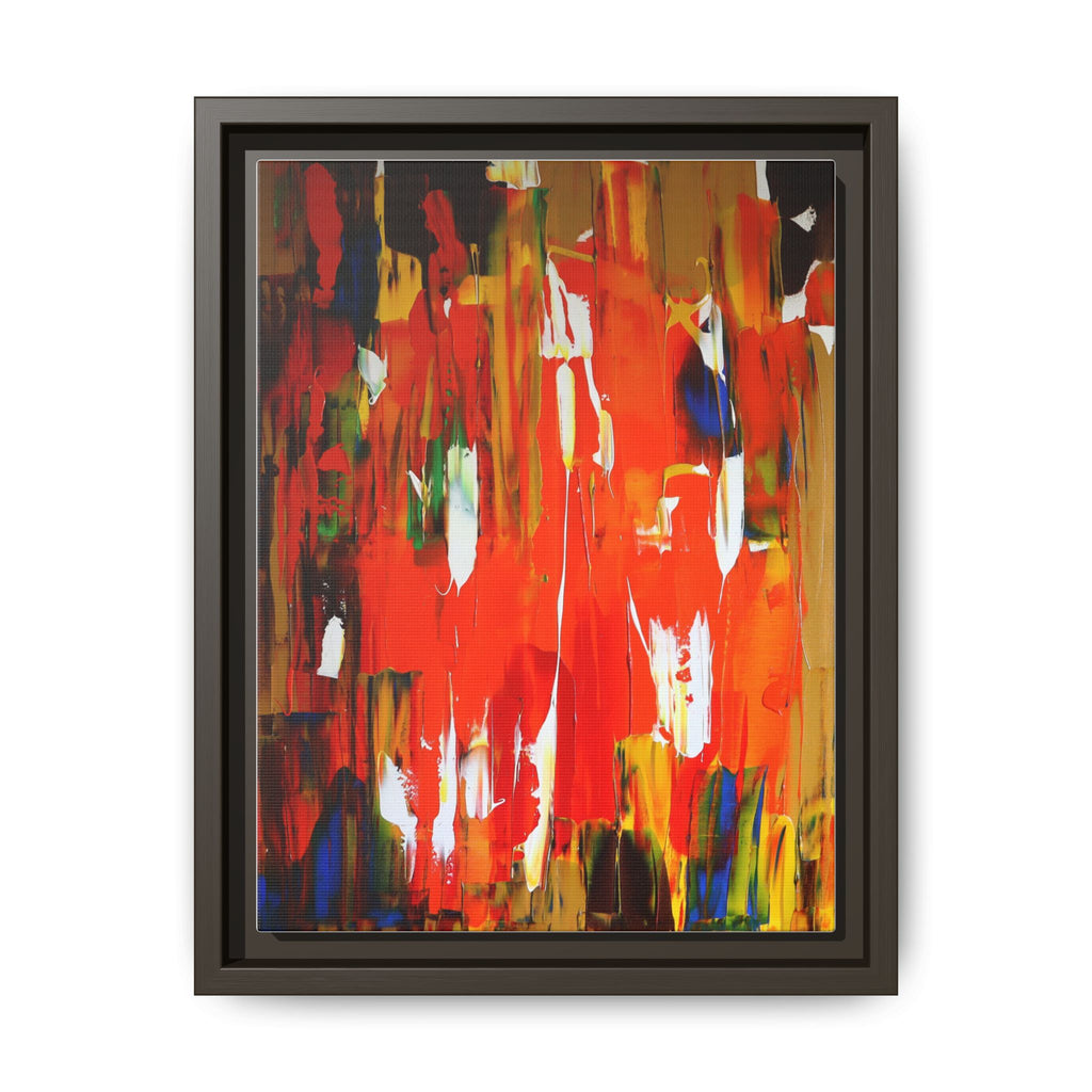 Burn baby burn by Norman Barrett Framed Matte Canvas Wall Art