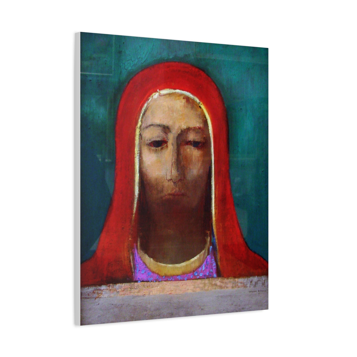 Le Silence by Odilon Redon Matte Canvas Wall Art Print