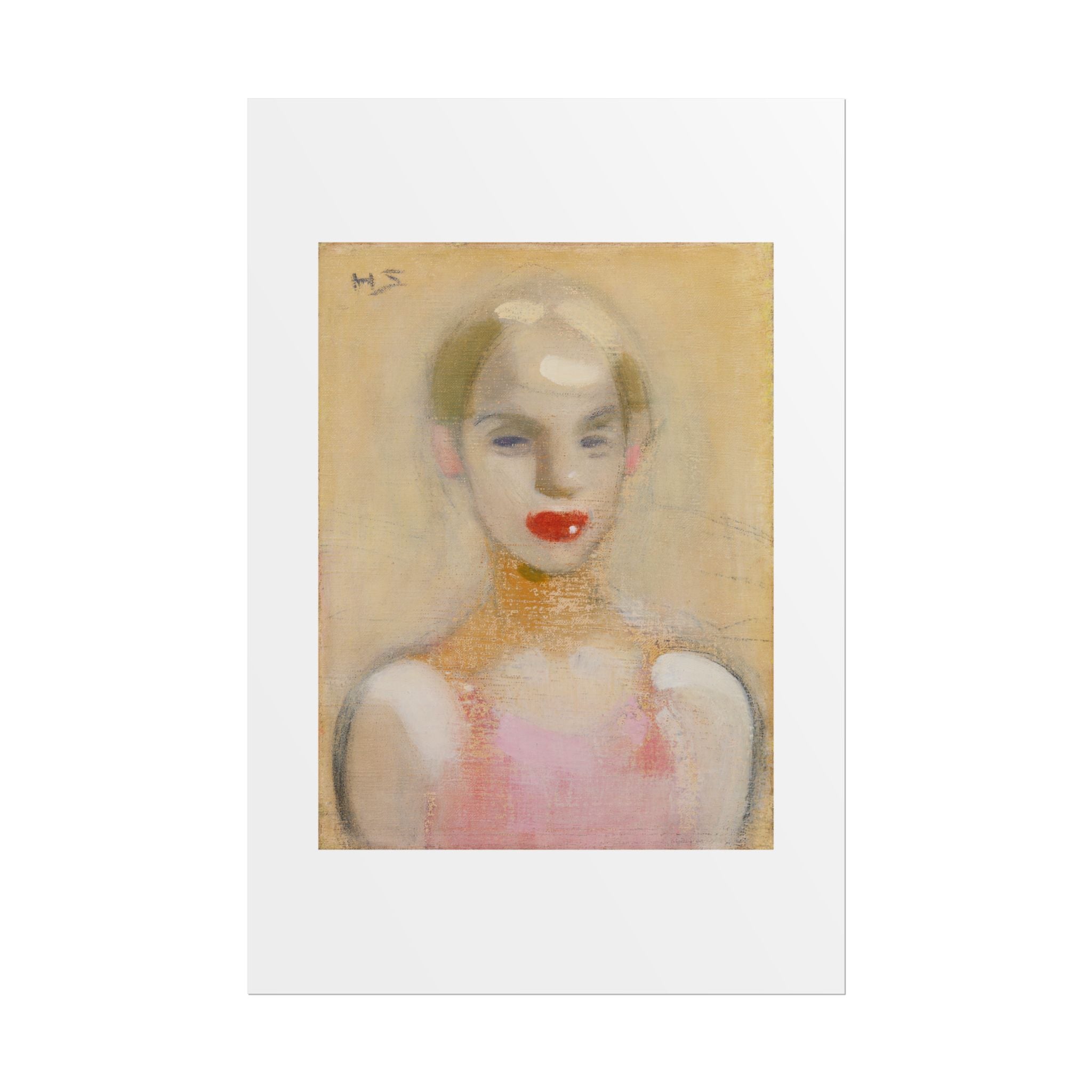 Circus Girl by Helene Schjerfbeck Wall Art Print
