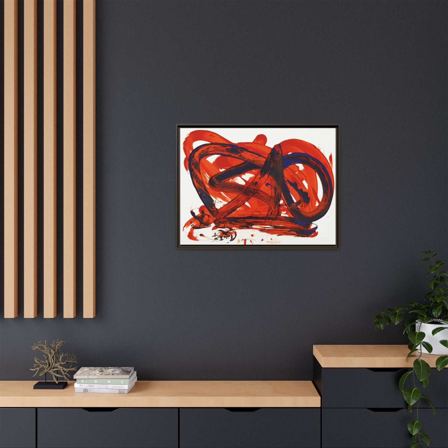 Barito 0138 by Heinz Hachel Matte Canvas Framed Wall Art