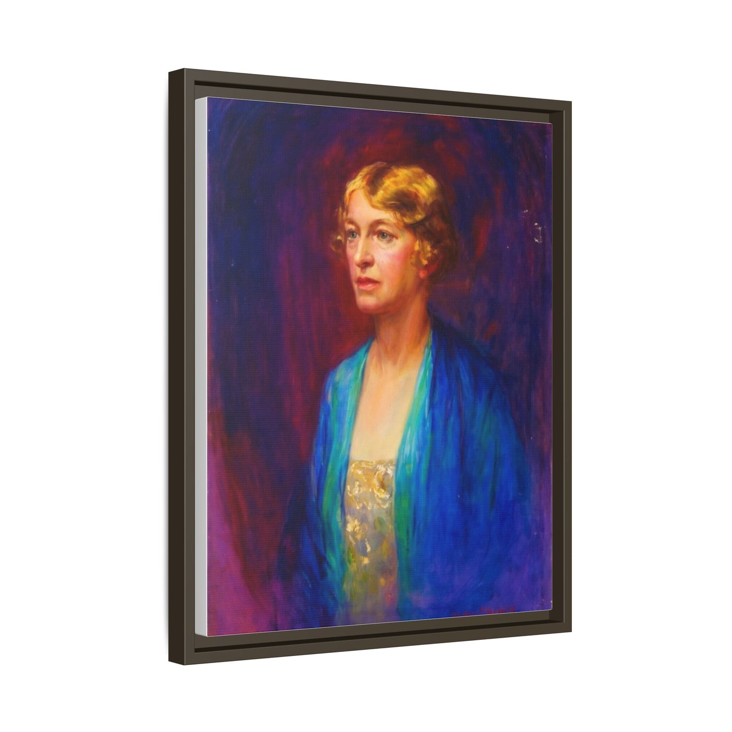 Matte Canvas Portrait , Framed (Multi-color)
