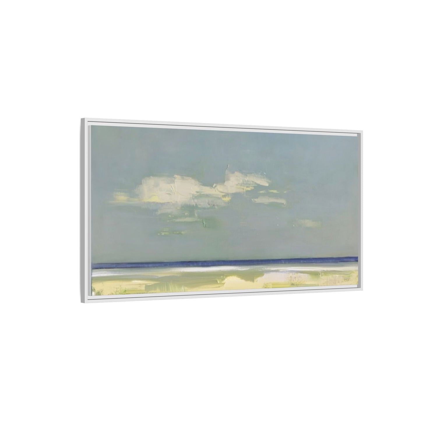 Coastal Calm Matte Canvas Framed Wall Art