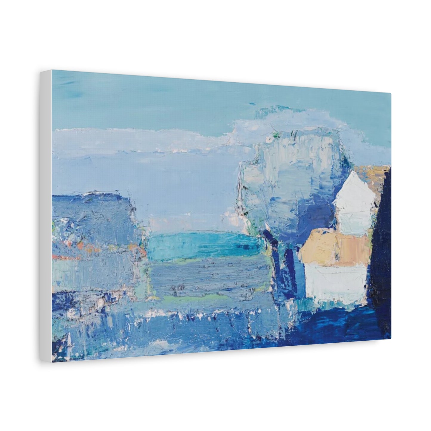 Paysage de Provence by Nicolas de Staël Matte Stretched Wall Art Print