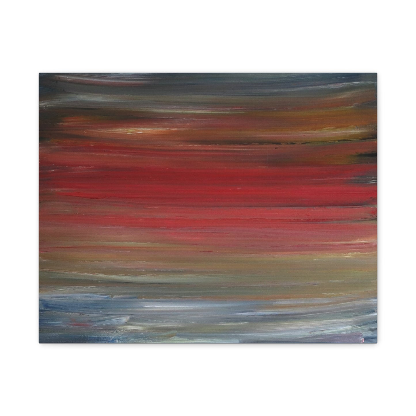 Misty morning by Norman Barrett Matte Canvas Print Wall Art
