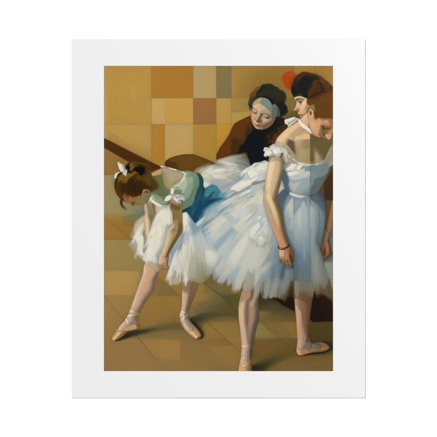 Ballet Dancers Rolled Poster — Classic Impressionist Ballerina Wall Art