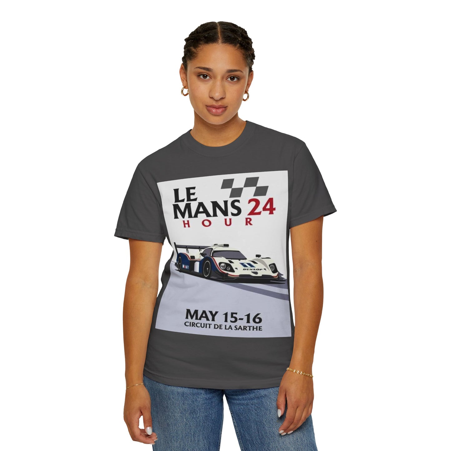 Le Mans 24 Hour Racing Poster T-Shirt — May 15-16 Circuit de la Sarthe