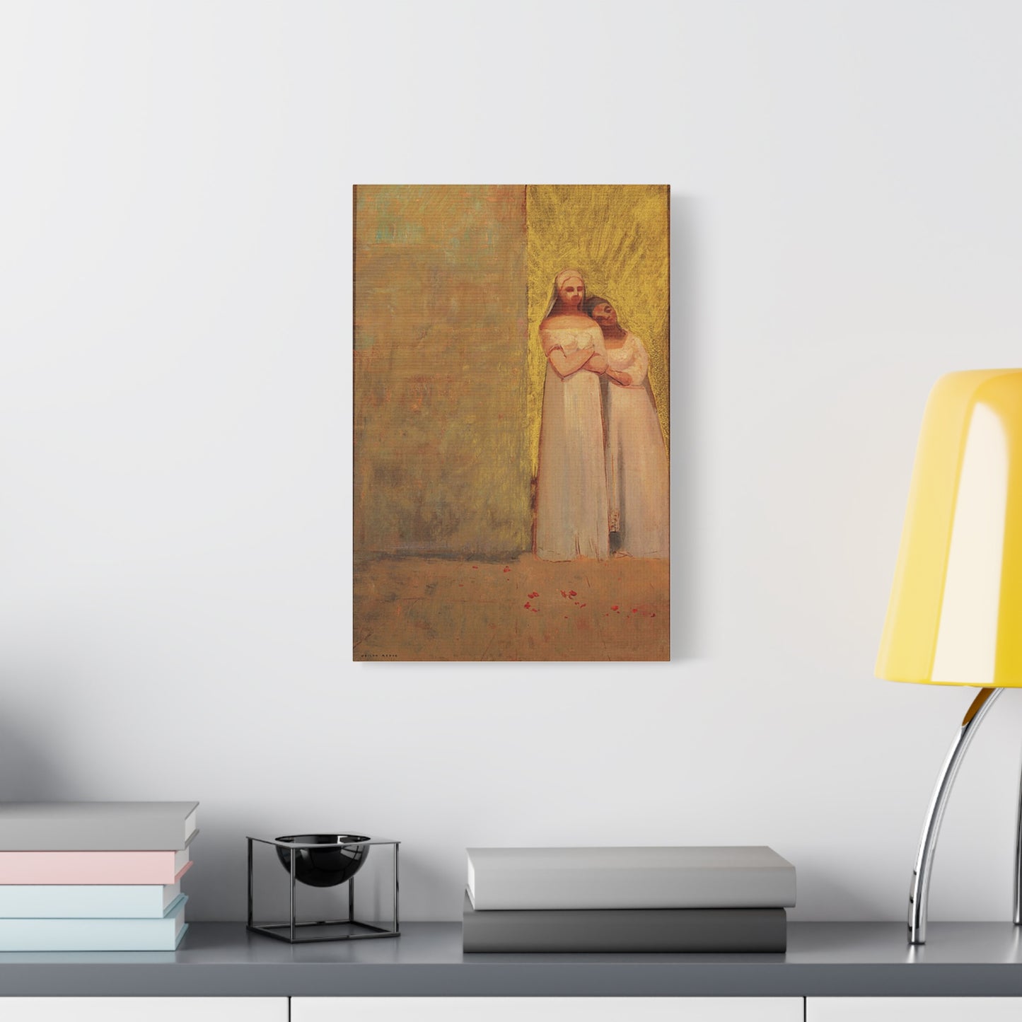 The Two Graces by Odilon Redon Matte Canvas Wall Art Print