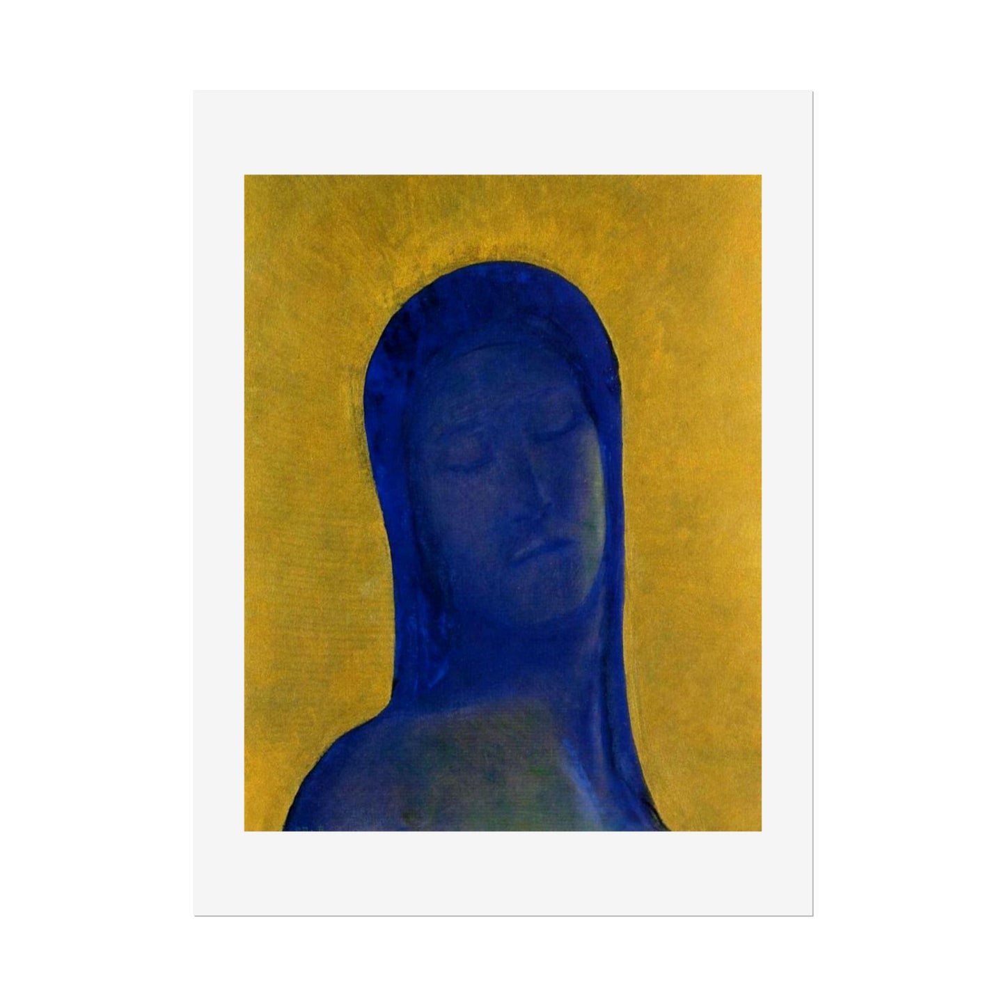 Closed Eyes by Odilon Redon Wall Art Print