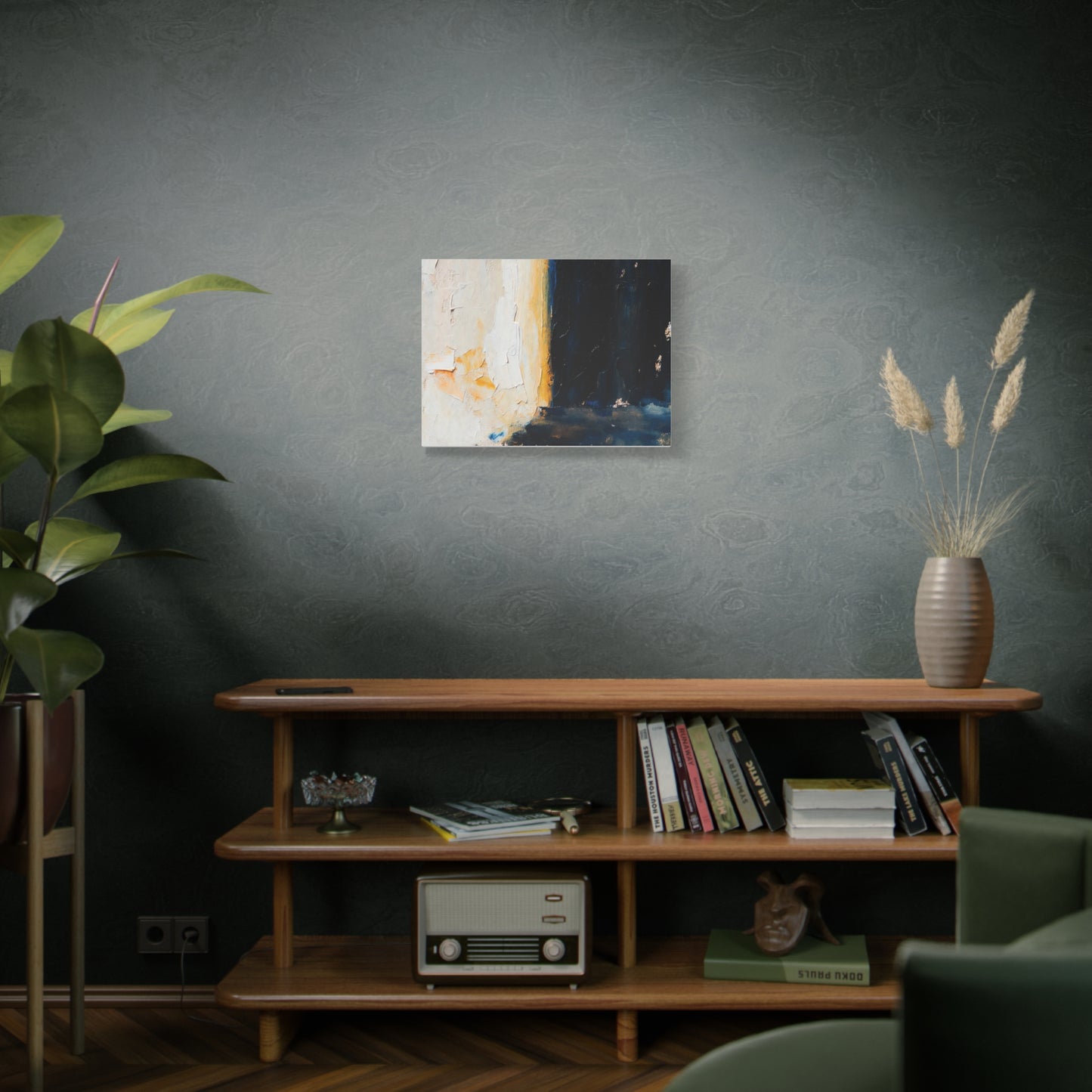 Abstract Coastal Light Matte Canvas Print — Stretched 1.25"