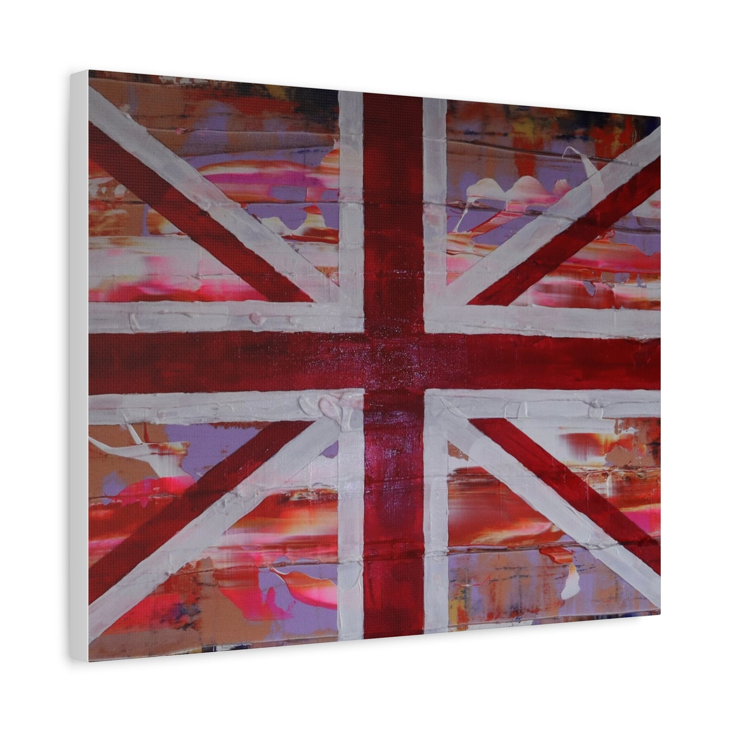 Union Jack is back! by Norman Barrett Matte Canvas Wall Art