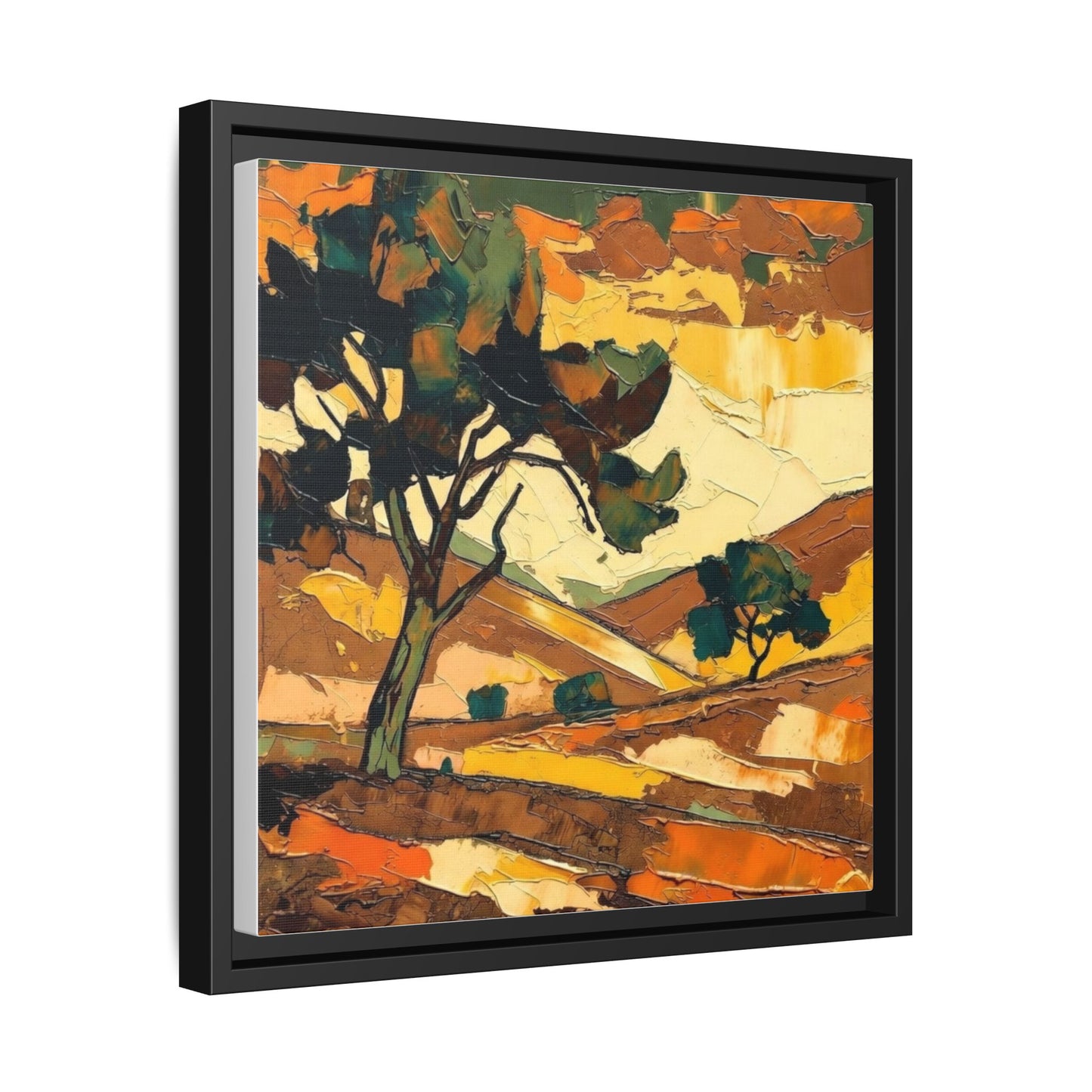 Framed Matte Canvas Landscape Art Print