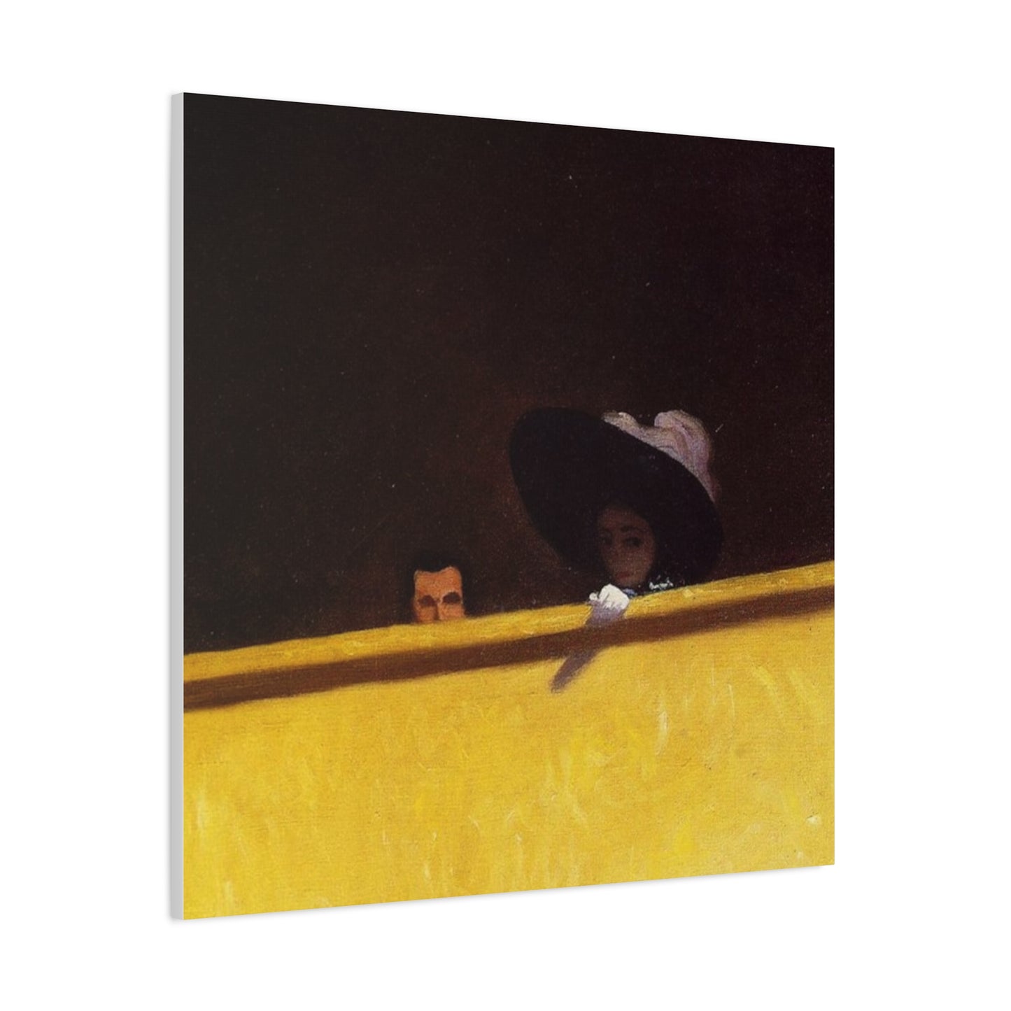 La loge de theatre by Félix Vallotton Matte Canvas Wall Art Print