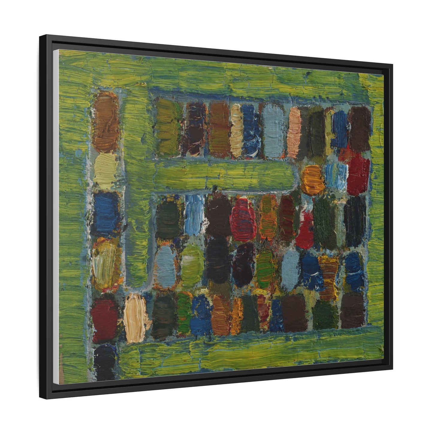 JMC-1970-3 by Jean-Michel Coulon Matte Canvas Framed Wall Art Print