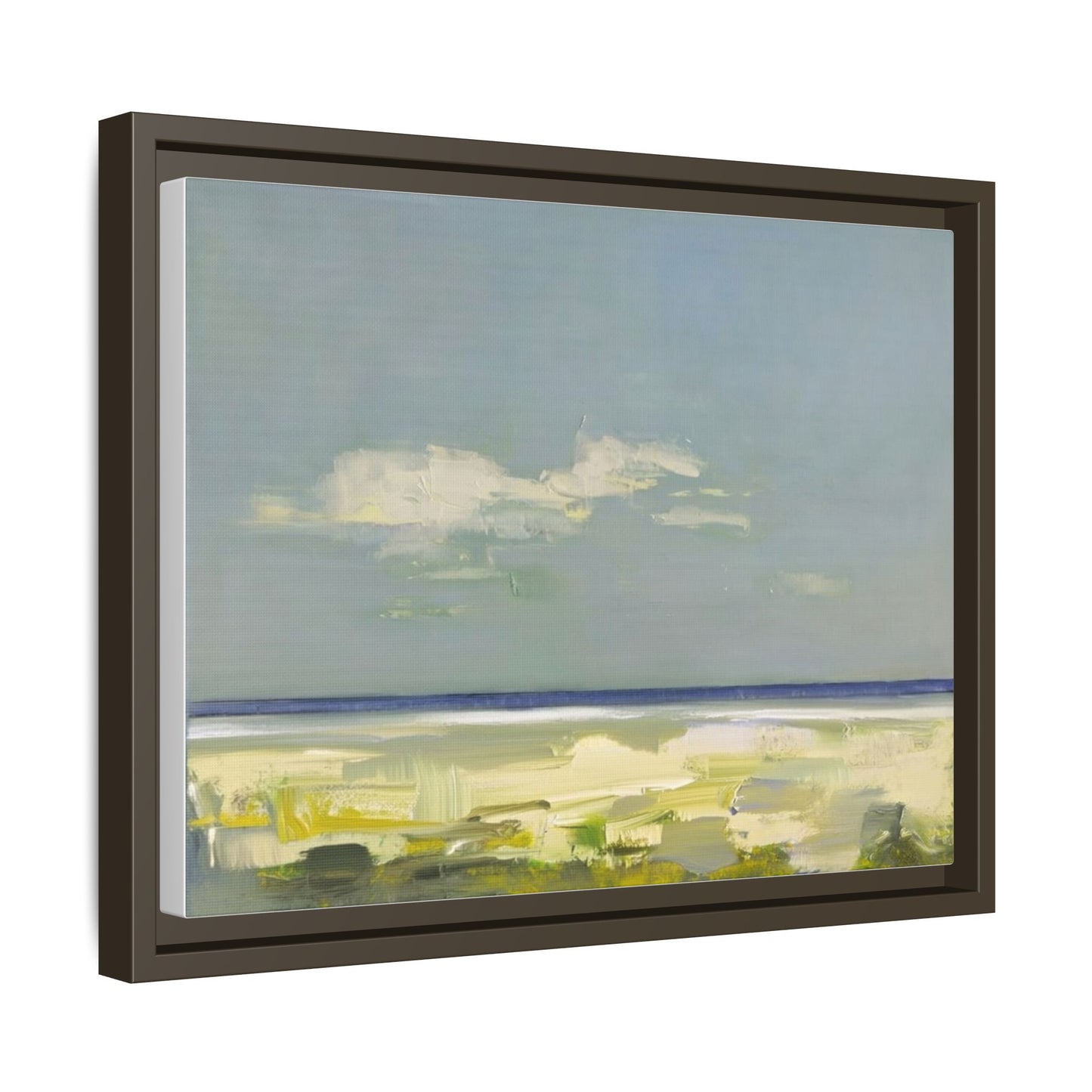 Coastal Calm Matte Canvas Framed Wall Art