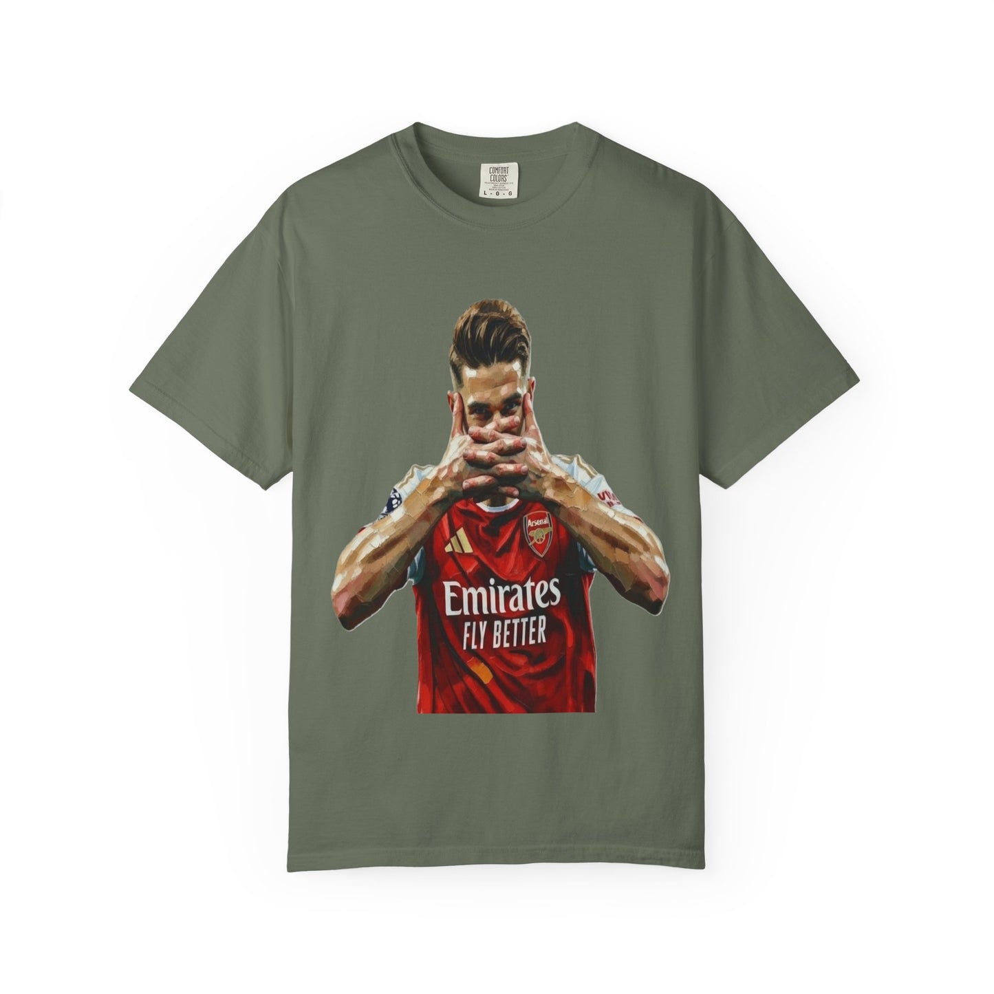 Soccer Celebration T-Shirt — Emirates 'Fly Better' Jersey Design