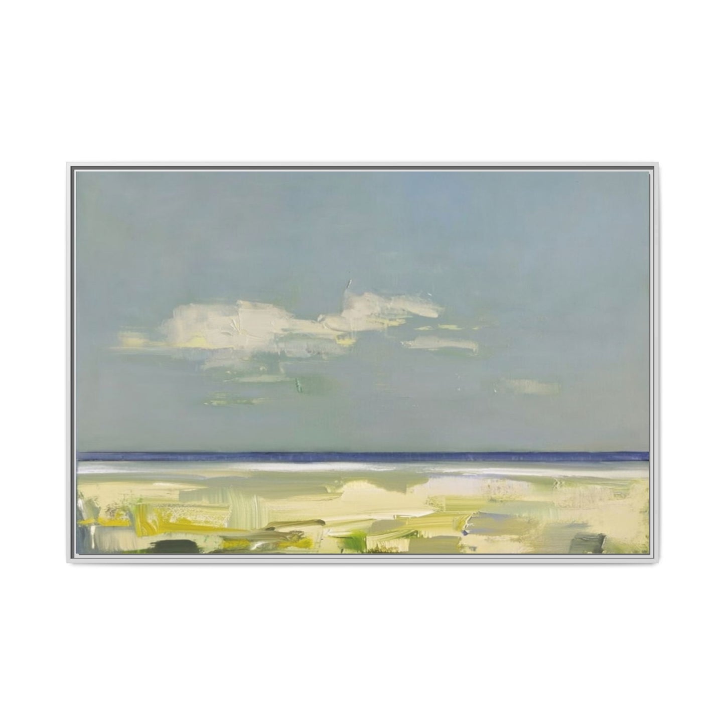 Coastal Calm Matte Canvas Framed Wall Art